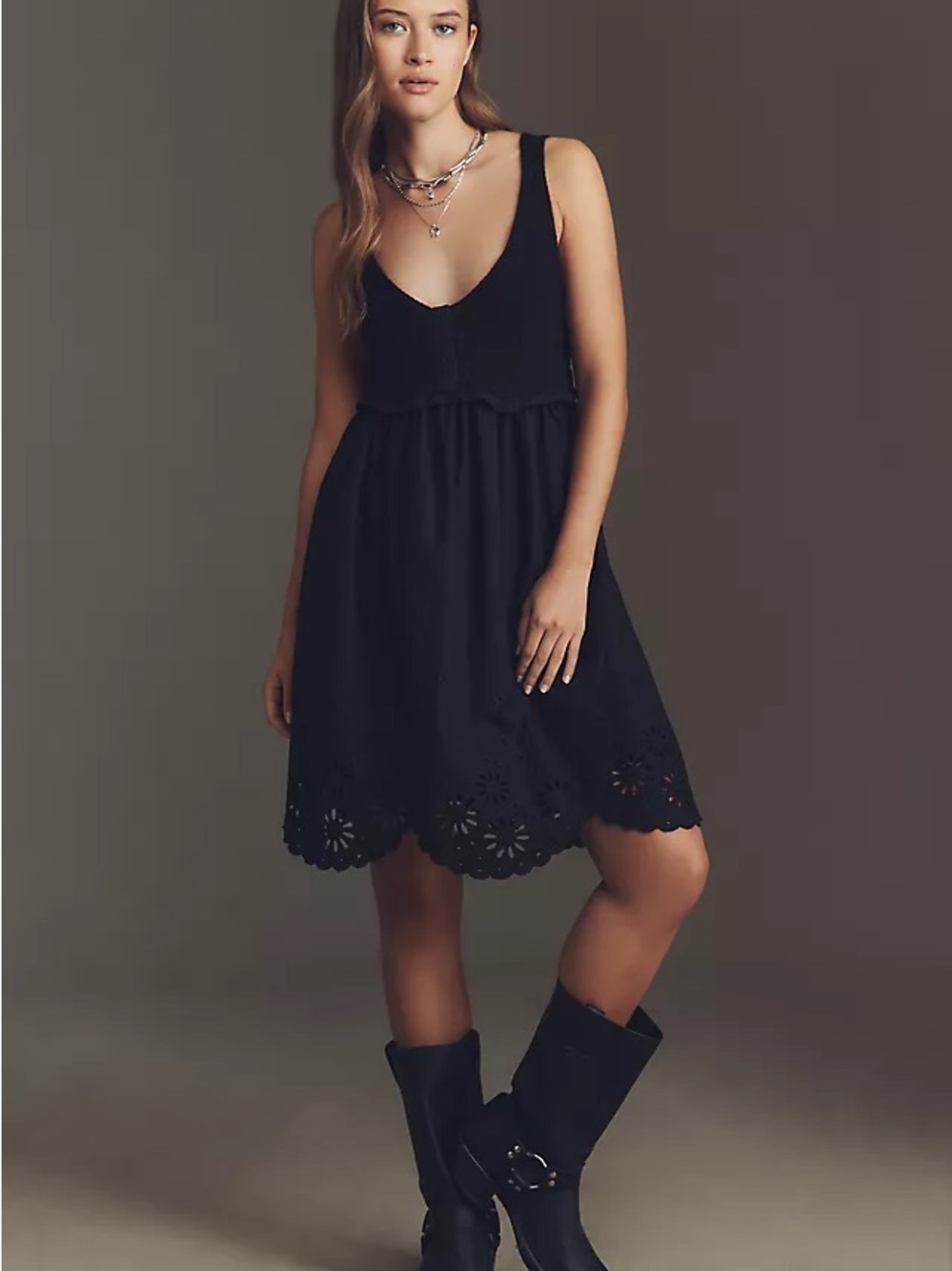 Anthropologie Sleeveless Sweater Mini Dress - Picture 3 of 4